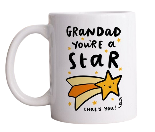 Grandad You're A Star Mug