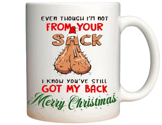 Christmas Mug Funny Humorous Rude Sack Cup