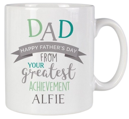 Personalised "Dad's Greatest Achievement" Mug