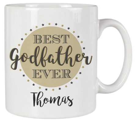 Personalised Best Godfather Mug