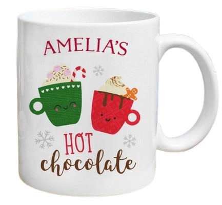 Cute Christmas Hot Chocolate Mug